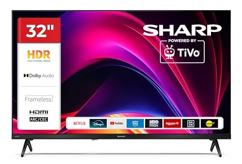 Sharp 32 Zoll Smart TV mit HDR und Triple-Tuner