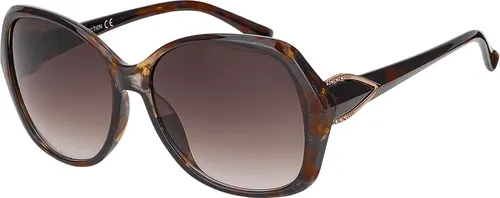 Damen Sonnenbrille Designer UVCE Protection Modern Urlaub Sommer Strand 30479 Leopard