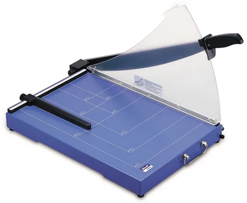 KW-triO Papierschneidegerät KWTRIO Hebelschneider 13025 – Präzise Schneidelösung - Der KWTRIO Hebelschneider 13025 bietet eine Schneidelänge von 448 mm und eine Kapazität von bis zu 20 Blättern. Ideal für präzise Ergebnisse in Büro und Heim, mit sicherem Halt durch rutschfesten Kunststoffunterbau.