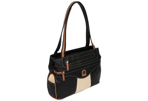 EAAKIE Umhängetasche Damen - Stilvolle Schultertasche in Lederoptik - Umhängetasche aus hochwertigem, wasserabweisendem Kunstleder mit zwei Hauptfächern und zahlreichen Fächern für optimale Organisation - perfekt für Freizeit, Schule und Arbeit.