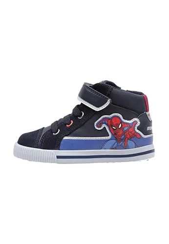 Geox Baby-Jungen B Kilwi Boy D Sneaker, Navy/ROYAL, 20 EU - Sneaker für Jungen mit atmungsaktivem Obermaterial und praktischem Klettverschluss für einfaches An- und Ausziehen.