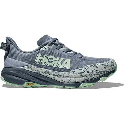 HOKA Damen Trailrunningschuhe SPEEDGOAT 6 – Perfekte Performance - Laufschuhe mit einzigartiger Dämpfung, ausgezeichnetem Grip und ultraleichten Materialien. Ideal für anspruchsvolles Gelände mit atmungsaktivem Obermaterial und reaktionsfähigem Fußbett.