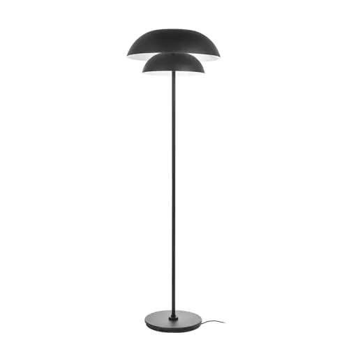 Lucande Stehlampe Kellina - Elegante Metalllampe in Schwarz - Standleuchte Kellina aus Metall, IP20, 1 x 60 W, überzeugt mit ihrem einzigartigen Design und ist ideal für Wohn- und Essräume sowie gewerbliche Nutzung.