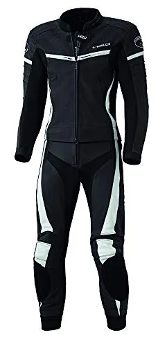 Held Spire 2-Teiler Motorrad Lederkombi, schwarz-weiss, Größe XL