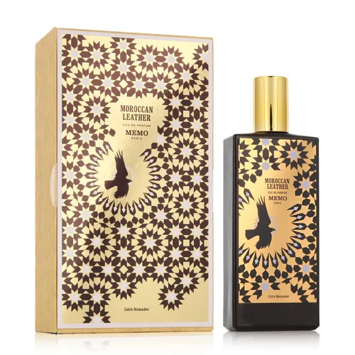 Memo Paris Moroccan Leather Eau de Parfum, 75 ml - Eau de Parfum mit ledriger Kopfnote, inspiriert von Marokkos Aura. Ein außergewöhnlicher Duft, der blumige und würzige Noten vereint und für Unisex geeignet ist.