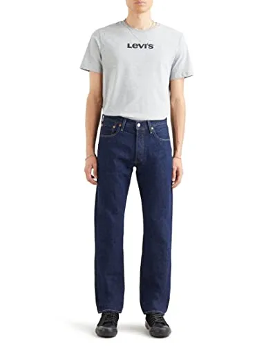 Levi's Herren 501 Original Fit Jeans - Stonewash, 30W/34L - Jeans mit gerader Passform, hergestellt mit Water<Less Technologie für deutlich weniger Wasserverbrauch. Perfekt für den stilbewussten Mann, der Nachhaltigkeit schätzt.