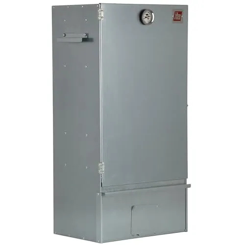 ITA Elektrischer Räucherofen 7005 - Premium Edelstahl Smoker - Smoker aus korrosionsbeständigem Edelstahl mit Elektroheizung, ideal für bis zu 7 kg Fleisch und Fisch. Inklusive umfangreichem Zubehör für perfekte Räucherergebnisse.