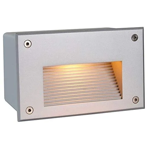 KapegoLED Wandeinbauleuchte Side II, 40 W - Lampen mit symmetrischem Licht, aus hochwertigem Aluminium Druckguss und in elegantem Silber-matt für moderne Innenräume.