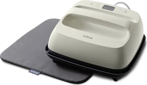CRICUT EasyPress™ SE - 22.5 x 22.5 cm mit Matte - Tragbare Heizpresse zur Personalisierung von Textilien und Dekoartikeln. Temperatur bis 205 °C für optimale Ergebnisse, inklusive Matte für perfekten Oberflächenschutz.