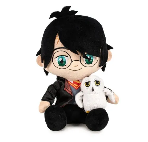 Play by Play Harry Potter Plüschtier mit Hedwig, 30 cm - Stofftier & Teddybär, offizielles Lizenzprodukt und hochwertiges Plüschtier, ideal für kleine Harry Potter Fans ab 0 Monaten.