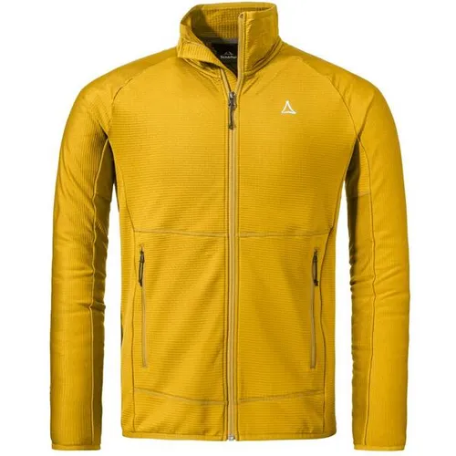 Schöffel Hiking Fleece Jacke Cascata MNS, Herren, Gr. 50, gelb - Funktionsjacke für Wanderer, die Style und Performance suchen. Mit 4-Wege-Stretch für optimale Beweglichkeit und warmer Fleece-Qualität für Kälteschutz.