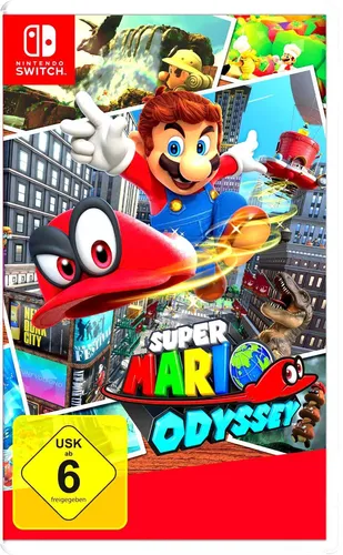 Super Mario Odyssey - Nintendo Switch - Action & Abenteuer Spiel von Nintendo, ideal für alle Altersgruppen, mit fantastischer Grafik und umfangreicher Sprachunterstützung.