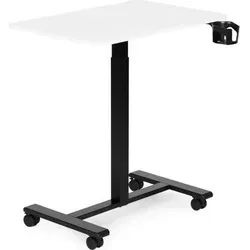 Mobiler Laptop Tisch höhenverstellbar 71,5–112 cm | Rollbarer Schreibtisch 70x48 cm | ModernHome