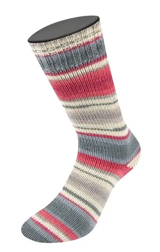 LANA GROSSA Landlust Sockenwolle - Hochwertiges Sockengarn aus 80% Merinowolle, maschinenwaschbar und ideal für kreative Sockenprojekte