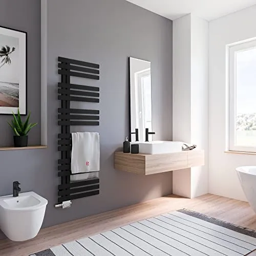 Schulte Designheizkörper Emma 150x50 cm, Mattschwarz von Schulte