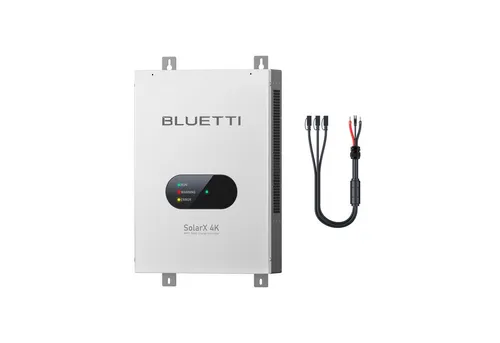 BLUETTI SolarX4K Stromerzeuger - Hocheffizienter 4 kW Solarstromgenerator mit Bluetooth/WiFi-Controller. Ideal für netzunabhängiges Leben und Wohnmobile. Kompakt und leistungsstark für Ihre Energiebedürfnisse.