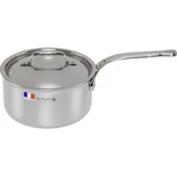 de Buyer AFFINITY Kochtopf mit Deckel - 20 cm - Hochwertiger Kochtopf aus Edelstahl, ideal für gleichmäßiges Garen und einfache Reinigung - perfekt für Hobbyköche und Profis.
