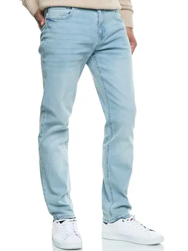 Indicode Herren INSantino Jeanshose aus 99% Baumwolle | Denim Stretch Jeans Männer Light Cloud, 36/32