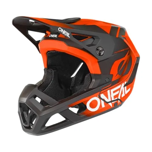 O'NEAL SL1 Helmet STRIKESchwarz/Rot/L - Fahrradhelm mit höhenverstellbarem Schirm und optimaler Belüftung für maximalen Luftstrom. Der innovative Fidlock Magnetverschluss ermöglicht ein einfaches einhändiges Öffnen und Schließen.