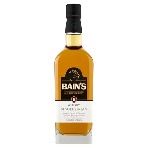 Bain's Cape Mountain Whisky 0,7l - Exotischer Genuss aus Afrika - Whisky aus Afrika mit 40% Alkoholgehalt, ideal für Genießer, die das Besondere suchen.