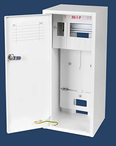 Zählerschrank Sicherungskasten Verteilerkasten AUFPUTZ 1 PHASEN 6 Sich IP30 RU-1-P