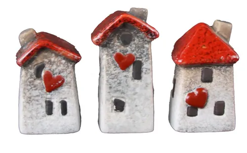 Posiwio Dekofigur Winterliche Häuschen von Posiwio