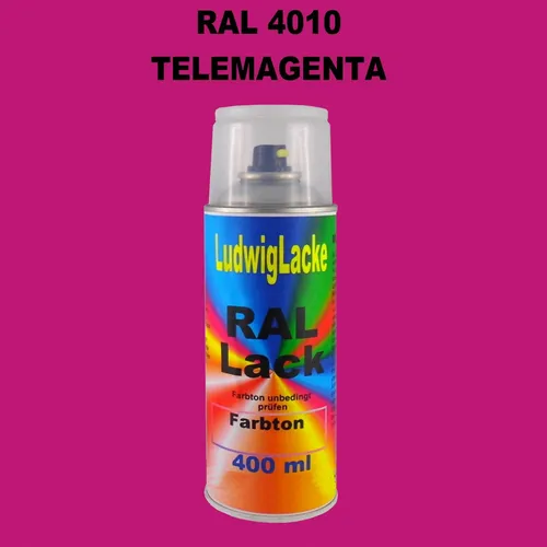 Ral Spraydose Seidenmatt 4010 Telemagenta 400ml Buntlack Decolack Lackspray Lack