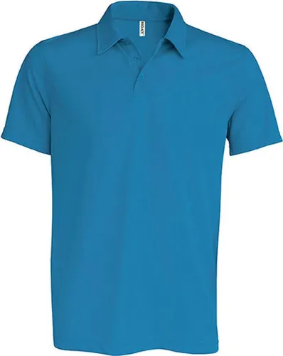 Proact Herren Shortsleeve Polo-Shirt T-Shirt Poloshirt Arbeitskleidung, Größe:M, Farbe:Aqua Blue