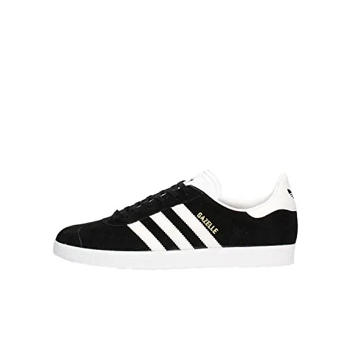 adidas Gazelle Leder-Sneakers in Schwarz - 44 - Sneaker mit hochwertigem Obermaterial und verstärkten Kappen für optimalen Halt und Stil. Ideal für lässige Outfits und den Alltag.