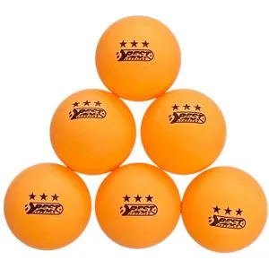 Best-Sporting Tischtennisbälle 23113, 3-Sterne Qualität, Ø 40mm, orange, 6 Stück