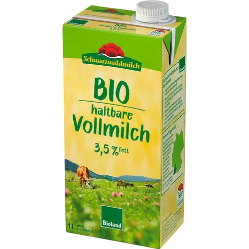 Schwarzwaldmilch H-Weide 3,5% Bio-Milch 12x 1,0 l