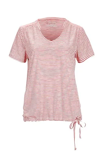 killtec Damen Lilleo Funktions T-Shirt, Sunset Pink, Größe 46 - T-Shirt für Damen mit feuchtigkeitstransportierenden und schnelltrocknenden Eigenschaften, ideal für sportliche Aktivitäten und Freizeit.
