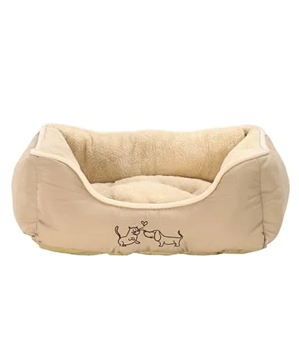 Dehner Lieblinge Hundebett und Katzenbett Sammy in beige von DEHN