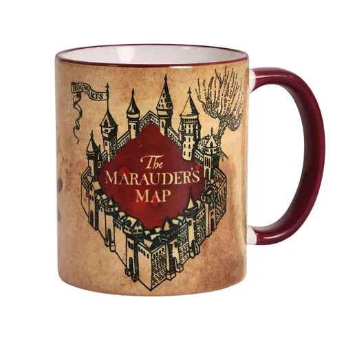 Kaffeetasse Harry Potter Tasse 320 ml Keramik Braun in beige von Elbenwald