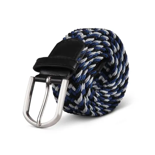 Bestlivings hemmy Stretchgürtel Flechtgürtel - Elastischer Stoffgürtel, dehnbarer Gürtel ohne Löcher, Unisex stufenlos verstellbarer Gürtel für Damen Herren