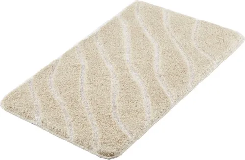 Badteppich TRAM - Braun 140x80 cm - Badteppich aus 100% Polyacryl mit 20mm Florhöhe, sorgt für Komfort und Stil in Ihrem Badezimmer.