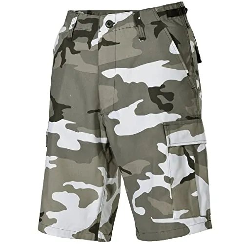 MFH Herren US BDU Bermuda Kurze Hose Urban Größe XL - Wanderhosen mit seitlichen Taillenverstellern und robustem Material, ideal für Outdoor-Aktivitäten und Freizeitgestaltung.