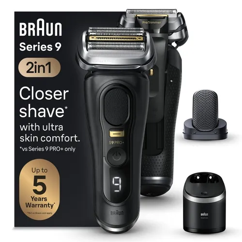 Braun 9590cc wet dry Series 9 - 2-in-1 Trocken-Nass Rasierer, ultimative Präzision und Hautkomfort mit ProComfort Aufsatz