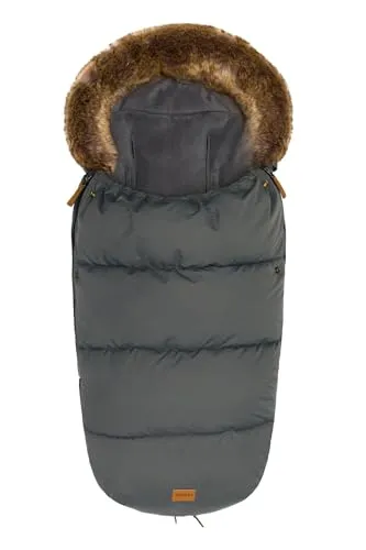 Fillikid Winterfußsack Manaslu & Windel Blaubär, Baby Fußsack extra warm, mit Coral Fleece für Kinderwagen Buggy Sportwagen, Kinderfußsack waschbar & atmungsaktiv