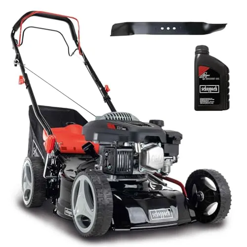 Scheppach Benzinrasenmäher MS132-42 – 3.4PS mit Radantrieb von Scheppach