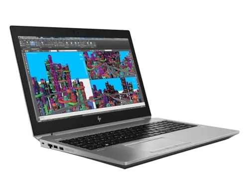HP ZBook 15 G5 15,6 Zoll 1920x1080 Full HD Intel Core i7 8850H 512GB SSD Festplatte 16GB Speicher Windows 11 Pro Nvidia Quadro P2000 Cam Notebook Laptop (Generalüberholt)