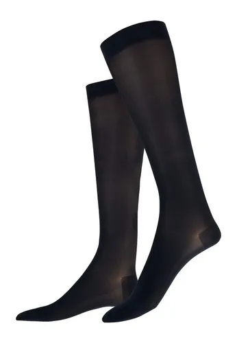 ITEM m6 Kniestrümpfe Knee-Highs schwarz 39-41 - Elegante Kniestrümpfe in Größe 39-41, aus hochwertiger Polyamid-Mischung. Pflegeleicht und ideal für den ganzjährigen Einsatz. Genießen Sie den perfekten Sitz und die stilvolle Optik.