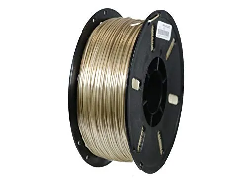 OWL-Filament Silk Seiden PLA+ viele Farben 3D Drucker Filament 1kg 1,75mm (Pyrit Gold)
