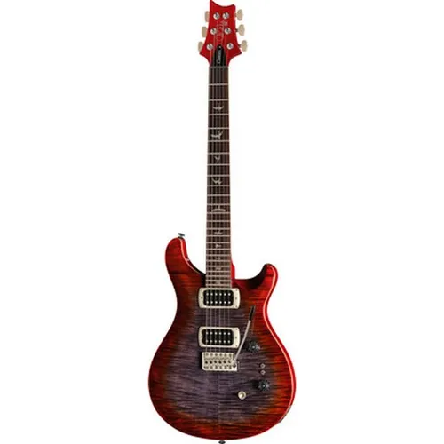 PRS SE Custom 24-08 Charcoal Cherry Burst - E-Gitarre - Erleben Sie die PRS SE Custom 24-08 mit Mahagoni-Body und Ahorn-Decke. Ihre vielseitige Schaltung und neu entwickelte Humbucker sorgen für ein einzigartiges Spielerlebnis. Ideal für jeden Gitarristen!