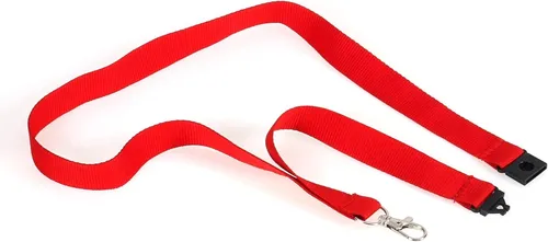 EUROPEL Textilband mit Karabiner rot 10 Stück