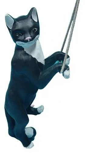 Design Katze Figur Garten Statue Skulptur Dekoration C100 Neu - Elegante Katzenfigur aus robustem Kunststoff, perfekt für Garten und Wohnräume. Mit einer Höhe von 62 cm bringt sie einen charmanten Akzent in jedes Zuhause.