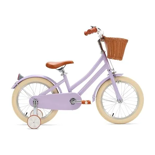 Generation Hip Kinderfahrrad 16 Zoll - Lila - Fahrrad mit Stützrädern für Kinder von 4 bis 6 Jahren