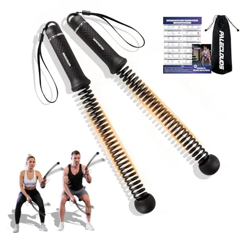 Ropeless Battle Ropes, Battle Rope Ohne Seil mit Tragetasche & Übungsanleitung, Gewichtete Trainingsseile für HIIT, Ganzkörpertraining, Kraft, Ausdauer, Fettverbrennung, Home Gym