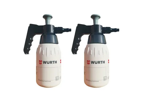 Würth Sprühflasche 2 x Würth Pumpsprühflaschen 1 Liter Grau Lösemittelbeständig Spar-Set, (2-tlg)