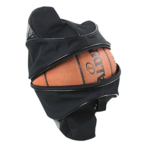 Xrten Umhängetaschen, Tasche für Basketball, Trainingstaschen, Sportausrüstung, für Sport, Basketball, Tennis, Volleyball, Fitnessstudio, Schwarz